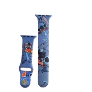 Blue Cartoon Character Smartwatch Band
